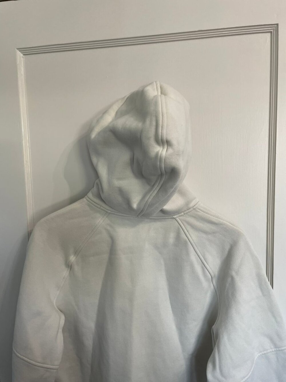 lululemon Scuba Oversized Hoodie Pullover White Bone XS/S LW3IU6S Kangaroo Pocke - Picture 6 of 6